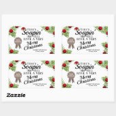 手作りホリデーソープパーソナライズされたー 長方形シール (シート)