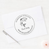 手作りマスのジャークラベル ラウンドシール (封筒)