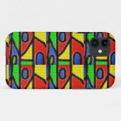 手作りモザイク絵画のバルセロナチレス Case-Mate iPhoneケース (裏面(横))