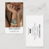 手作りモダンジュエリー設計者 名刺 (正面/裏面)