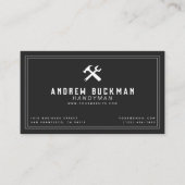 手作りモダン大工ホームの改善 名刺 (正面)