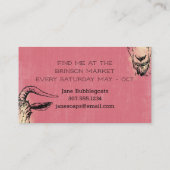 手作りヤギ乳石鹸浴体バラベリー 名刺 (裏面)