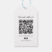 手作りヤーンクロシェ愛で編んだありがとう ギフトタグ (裏面)