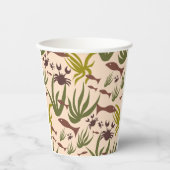 手作りユニークの海の夢の魚とカニのカップ 紙コップ (正面)