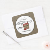 手作りラズベリー オーダーメイド スクエアシール (封筒)