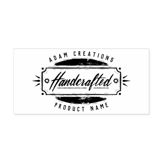 手作りラパーソナライズされたベルスタンプ セルフインキングスタンプ (デザイン)