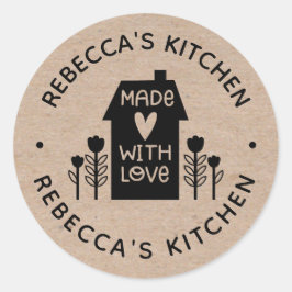 手作りラブクラフト ラウンドシール