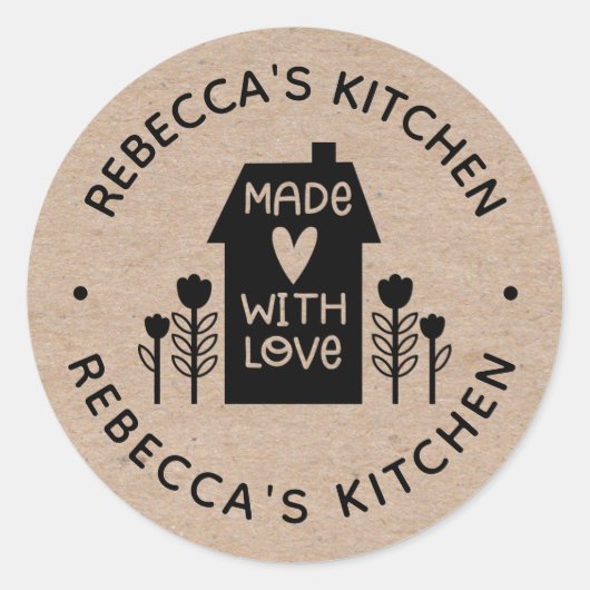 手作りラブクラフト ラウンドシール (正面)