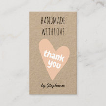 手作りラブサンキュークラフト紙QRコード