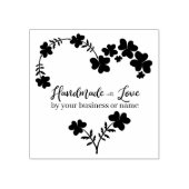 手作りラブボタニカルハートフローラガーランド ラバースタンプ (インプリント)