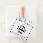手作りラベル価格ラベルあなたのロゴクラフトスクエア フェイバータグ (インサイチュ)