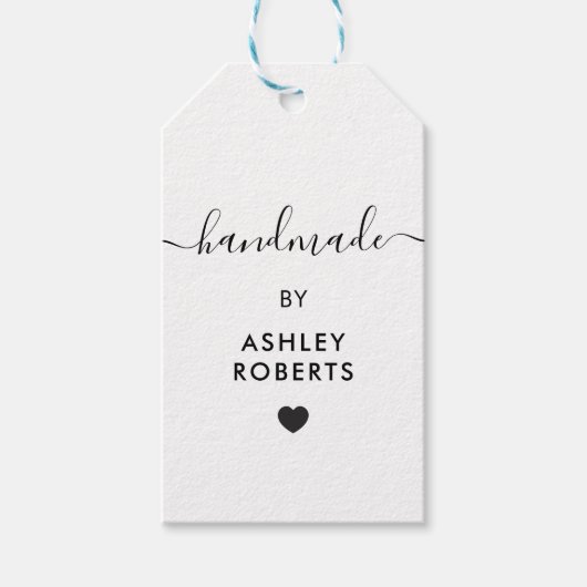 手作りラベル、カスタムクラフトショップギフトラベル、クラフト ギフトタグ (正面)