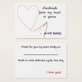 手作りラヴつるラベル