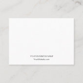 手作りラヴサンキューカード 名刺 (裏面)