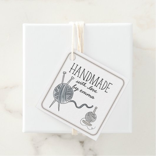 手作りラヴ編み物糸ありがとう フェイバータグ (インサイチュ)