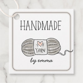 手作りラヴ編み物糸ありがとう フェイバータグ