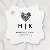 手作りロゴ |クラフト紙製品つるラベル フェイバータグ (正面)