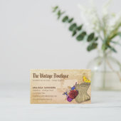 手作りヴィンテージインスパイア裁縫ステ素朴ームパンク 名刺 (スタンド正面)