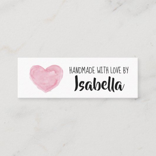 手作り中小企業名刺 スキニー名刺 (正面)