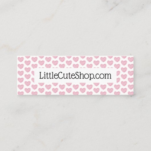 手作り中小企業名刺 スキニー名刺 (裏面)