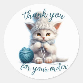 手作り加工のキットン包装用シール ラウンドシール