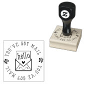 手作り包装かわいい封筒あなたメール得 ラバースタンプ (押印)