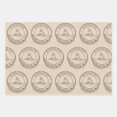 手作り包装職人の職人の職人のギフティング ラッピングペーパーシート (正面)