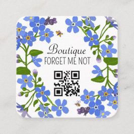 手作り名刺カスタムCRコードフローラ スクエア名刺