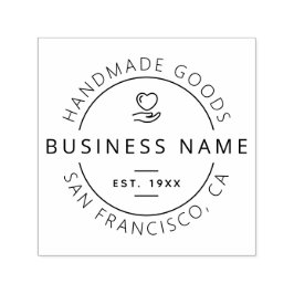 手作り品 |ビジネスカスタム名と所在地 セルフインキングスタンプ