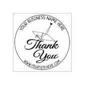 手作り小規模企業ありがとうございました ラバースタンプ (インプリント)