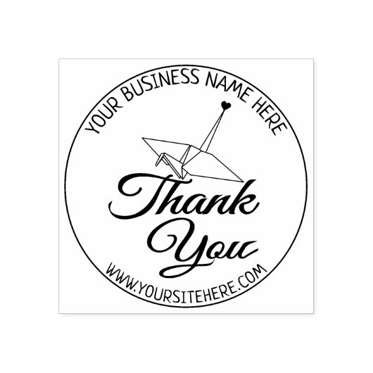 手作り小規模企業ありがとうございました ラバースタンプ (インプリント)