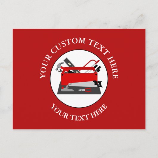 手作り工具箱 ポストカード (正面)