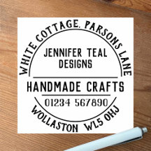 手作り工芸品のゴム印