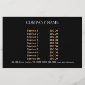 手作り建築タイルセッター床材 チラシ (裏面)