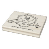 手作り感のあるバッジ ファミリーファーム 卵のカートン スタンプ (スタンプ)