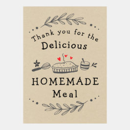 手作り感謝していの食事に