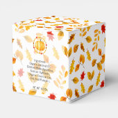 手作り手作りカボチャのスパイスバスボムボックス フェイバーボックス (裏面サイド)