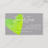 手作り手作り書道署名 名刺 (裏面)