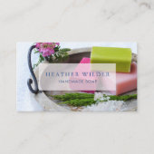 手作り手作り石鹸製品ビジネスカード 名刺 (正面)