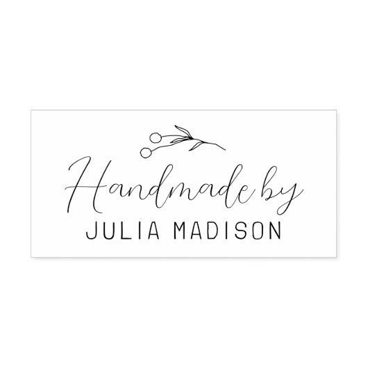 手作り手描き植物誌可愛い製品 セルフインキングスタンプ (デザイン)