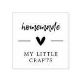 手作り手文字のスクリプトシンプルハート ラバースタンプ (インプリント)