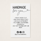 手作り手洗い説明書ソーシャルメディア (正面)