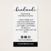 手作り手洗い説明書ソーシャルメディア (正面)