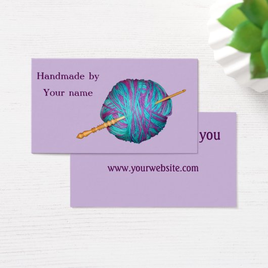 手作り手製のフックと糸 (デスク)