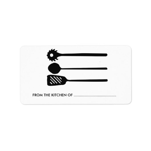 手作り料理グッズ ラベル (正面)