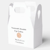 手作り料理人があなたのテキスト名を追加カスタムスロー フェイバーボックス (オープン)