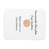 手作り料理人があなたのテキスト名を追加カスタムスロー マグネット (横)