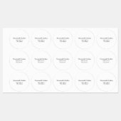 手作り料理人があなたのテキスト名を追加カスタムスロー ラベル (シート)