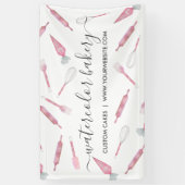 手作り料理人のためのパン屋の道具 横断幕 (縦)