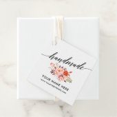 手作り書道水彩珊瑚フローラ フェイバータグ (インサイチュ)